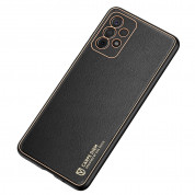 Dux Ducis Yolo Series Case - удароустойчив хибриден кожен кейс за Samsung Galaxy A52, Galaxy A52 5G (черен) 1