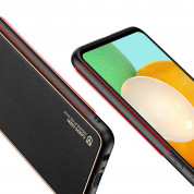 Dux Ducis Yolo Series Case - удароустойчив хибриден кожен кейс за Samsung Galaxy A52, Galaxy A52 5G (черен) 4