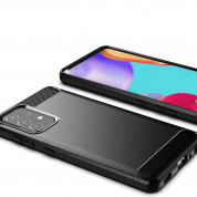 Carbon Soft Silicone TPU Protective Case - силиконов калъф за Samsung Galaxy A52, Galaxy A52 5G (черен) 2