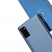 HR Clear View Case Cover - кейс, през който виждате информация от дисплея за Samsung Galaxy A52, Galaxy A52 5G (черен) 2