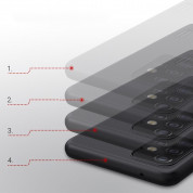 Nillkin Super Frosted Shield Case - поликарбонатов кейс за Samsung Galaxy A52, Galaxy A52 5G (черен) 8