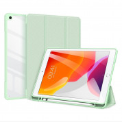 DUX DUCIS Toby Tablet Case - хибриден удароустойчив кейс с отделение за Apple Pencil за iPad 9 (2021), iPad 8 (2020), iPad 7 (2019) (зелен) 8
