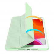 DUX DUCIS Toby Tablet Case - хибриден удароустойчив кейс с отделение за Apple Pencil за iPad 9 (2021), iPad 8 (2020), iPad 7 (2019) (зелен) 6