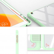 DUX DUCIS Toby Tablet Case - хибриден удароустойчив кейс с отделение за Apple Pencil за iPad 9 (2021), iPad 8 (2020), iPad 7 (2019) (зелен) 7