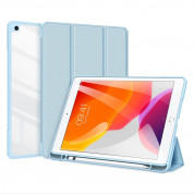 DUX DUCIS Toby Tablet Case - хибриден удароустойчив кейс с отделение за Apple Pencil за iPad 9 (2021), iPad 8 (2020), iPad 7 (2019) (син) 2