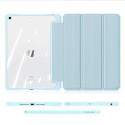 DUX DUCIS Toby Tablet Case - хибриден удароустойчив кейс с отделение за Apple Pencil за iPad 9 (2021), iPad 8 (2020), iPad 7 (2019) (син) 5
