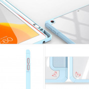 DUX DUCIS Toby Tablet Case - хибриден удароустойчив кейс с отделение за Apple Pencil за iPad 9 (2021), iPad 8 (2020), iPad 7 (2019) (син) 4