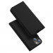 Dux Ducis Skin Pro Case - кожен калъф с поставка и отделение за кр. карти за iPhone 13 mini (черен) 1