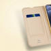 Dux Ducis Skin Pro Case - кожен калъф с поставка и отделение за кр. карти за iPhone 13 mini (черен) 12
