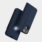 Dux Ducis Skin Pro Case - кожен калъф с поставка и отделение за кр. карти за iPhone 13 mini (черен) 9