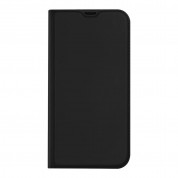Dux Ducis Skin Pro Case - кожен калъф с поставка и отделение за кр. карти за iPhone 13 mini (черен) 2