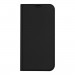 Dux Ducis Skin Pro Case - кожен калъф с поставка и отделение за кр. карти за iPhone 13 (черен) 2