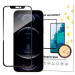 Wozinsky Full Glue 3D Tempered Glass - калено стъклено защитно покритие за дисплея на iPhone 13 Pro Max (черен-прозрачен) 1