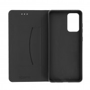 Prio Book Case - кожен калъф с поставка за iPhone 13 mini (черен-син) 2