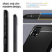 Spigen Rugged Armor Case - тънък качествен силиконов (TPU) калъф за Samsung Galaxy A22 5G (черен) 3
