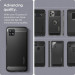 Spigen Rugged Armor Case - тънък качествен силиконов (TPU) калъф за Samsung Galaxy A22 5G (черен) 4