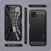 Spigen Rugged Armor Case - тънък качествен силиконов (TPU) калъф за Samsung Galaxy A22 5G (черен) 5