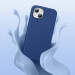 Ugreen Protective Silicone Case - силиконов (TPU) калъф за iPhone 13 (син) 5