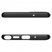 Spigen Thin Fit Case - качествен тънък матиран кейс за Samsung Galaxy Note 20 (черен) 9
