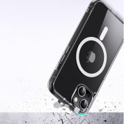 Ugreen MagSafe Protective TPU Case - термополиуретанов (TPU) кейс с вграден магнитен конектор (MagSafe) за iPhone 13 (прозрачен) 5