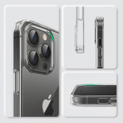 Ugreen Fusion Case - удароустойчив хибриден кейс за iPhone 13 Pro (черен-прозрачен) 1