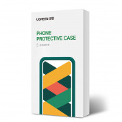 Ugreen Fusion Kickstand Case - хибриден удароустойчив кейс с поставка за iPhone 13 (черен-прозрачен) 16