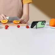 Ugreen Fusion Kickstand Case - хибриден удароустойчив кейс с поставка за iPhone 13 (черен-прозрачен) 15