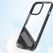 Ugreen Fusion Kickstand Case - хибриден удароустойчив кейс с поставка за iPhone 13 (черен-прозрачен) 3