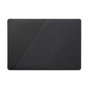 Native Union Stow Sleeve - качествен полиуретанов калъф за MacBook Pro 16, Pro 15 и лаптопи до 16 инча (сив) 1