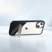Ugreen Fusion Kickstand Case - хибриден удароустойчив кейс с поставка за iPhone 13 Pro (черен-прозрачен) 3