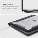 Spigen Rugged Armor Case - хибриден удароустойчив кейс за MacBook Pro Retina 16 (прозрачен) 12