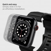 Spigen Rugged Band - хибридна каишка (полимер+карбон) за Apple Watch 41мм, 40мм и 38мм (черен) 8