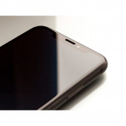 3MK HardGlass Max Full Screen Tempered Glass - калено стъклено защитно покритие за дисплея на iPhone 13, iPhone 13 Pro (черен-прозрачен) 3