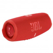 JBL Charge 5 - водоустойчив безжичен спийкър с вградена батерия, зареждащ мобилни устройства (червен)