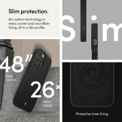 Spigen Cyrill Leather Brick Case - дизайнерски кожен кейс за iPhone 13 Pro (черен) 3