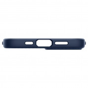 Spigen Liquid Air Case - силиконов (TPU) калъф с висока степен на защита за iPhone 13 (син) 9