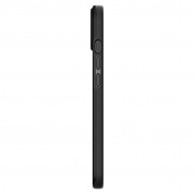 Spigen Thin Fit Case - качествен тънък матиран кейс за iPhone 13 (черен) 4