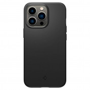 Spigen Thin Fit Case - качествен тънък матиран кейс за iPhone 13 Pro (черен) 2