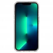 Spigen Liquid Crystal Glitter Case - тънък силиконов (TPU) калъф за iPhone 13 Pro (прозрачен)  2