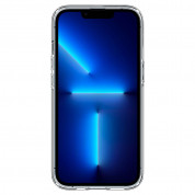 Spigen Liquid Crystal Case - тънък силиконов (TPU) калъф за iPhone 13 Pro (прозрачен)  5