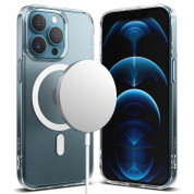 Ringke Fusion Magnetic Case - хибриден кейс с висока степен на защита с MagSafe за iPhone 13 Pro (прозрачен-мат)  1