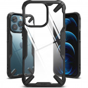 Ringke Fusion X Case - хибриден удароустойчив кейс за iPhone 13 Pro Max (черен)