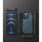 Ringke Fusion X Case - хибриден удароустойчив кейс за iPhone 13 Pro Max (черен) 8