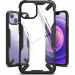 Ringke Fusion X Case - хибриден удароустойчив кейс за iPhone 13 mini (черен) 1