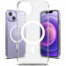 Ringke Fusion Magnetic Case - хибриден кейс с висока степен на защита с MagSafe за iPhone 13 mini (прозрачен-мат)  1