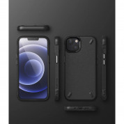 Ringke Onyx Case - силиконов (TPU) калъф за iPhone 13 (черен) 2