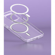 Ringke Fusion Magnetic Case - хибриден кейс с висока степен на защита с MagSafe за iPhone 13 (прозрачен-мат)  7