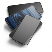 Ringke Invisible Defender Full Cover Tempered Glass 3D - калено стъклено защитно покритие за дисплея на iPhone 13 Pro Max (черен-прозрачен) 9