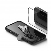 Ringke Invisible Defender Full Cover Tempered Glass 3D - калено стъклено защитно покритие за дисплея на iPhone 13 Pro Max (черен-прозрачен) 4