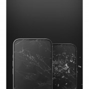 Ringke Invisible Defender Full Cover Tempered Glass 3D - калено стъклено защитно покритие за дисплея на iPhone 13 Pro Max (черен-прозрачен) 3